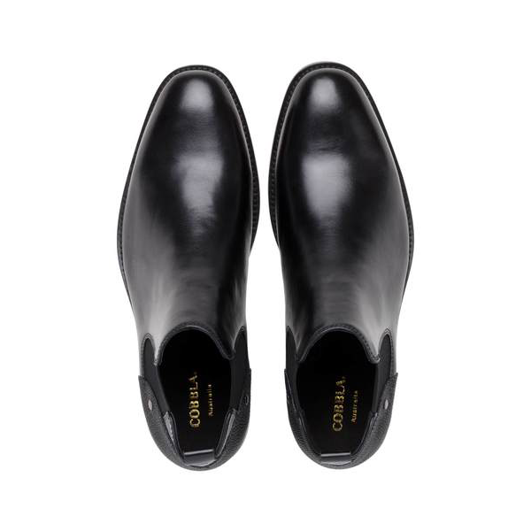 Mr Kay: (Stingray Leather, Polished Black)
