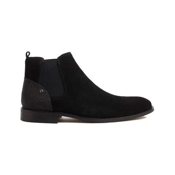 Mr Kay: (Stingray Leather, Suede Black)