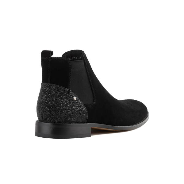 Mr Kay: (Stingray Leather, Suede Black)